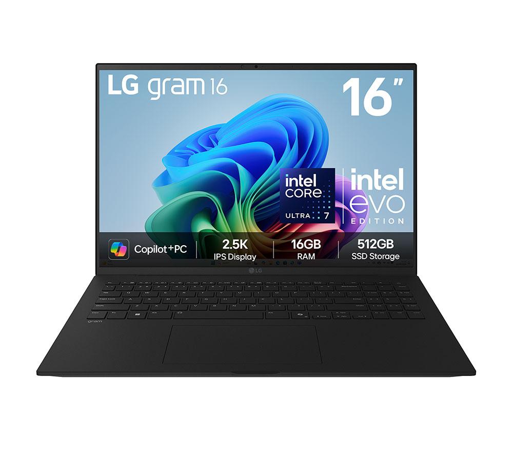 Lg Gram 16 16Z90tl-G.au75a1 16" Laptop, Copilot Pc - Intel®Core Ultra 7, 512 Gb Ssd, Black, Black