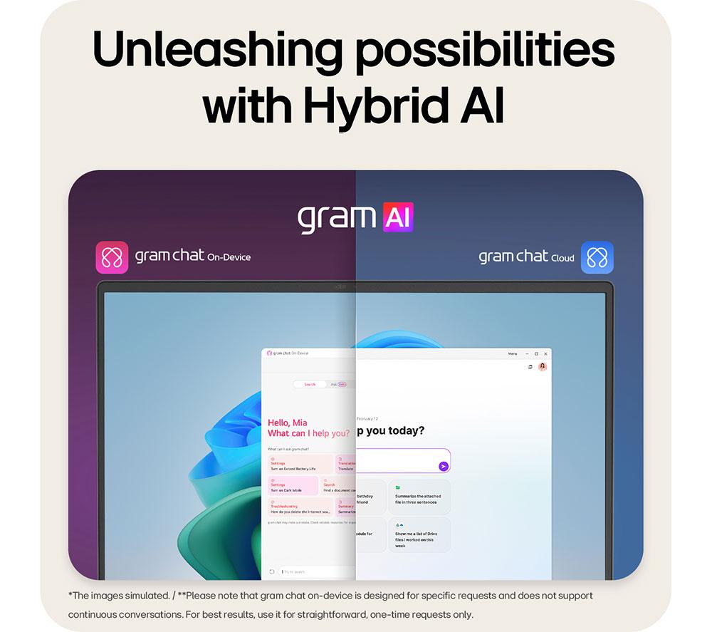 LG gram 16 16Z90TL-G.AU75A1 16" Laptop, Copilot+ PC - Intel® Core™ Ultra 7, 512 GB SSD, Black