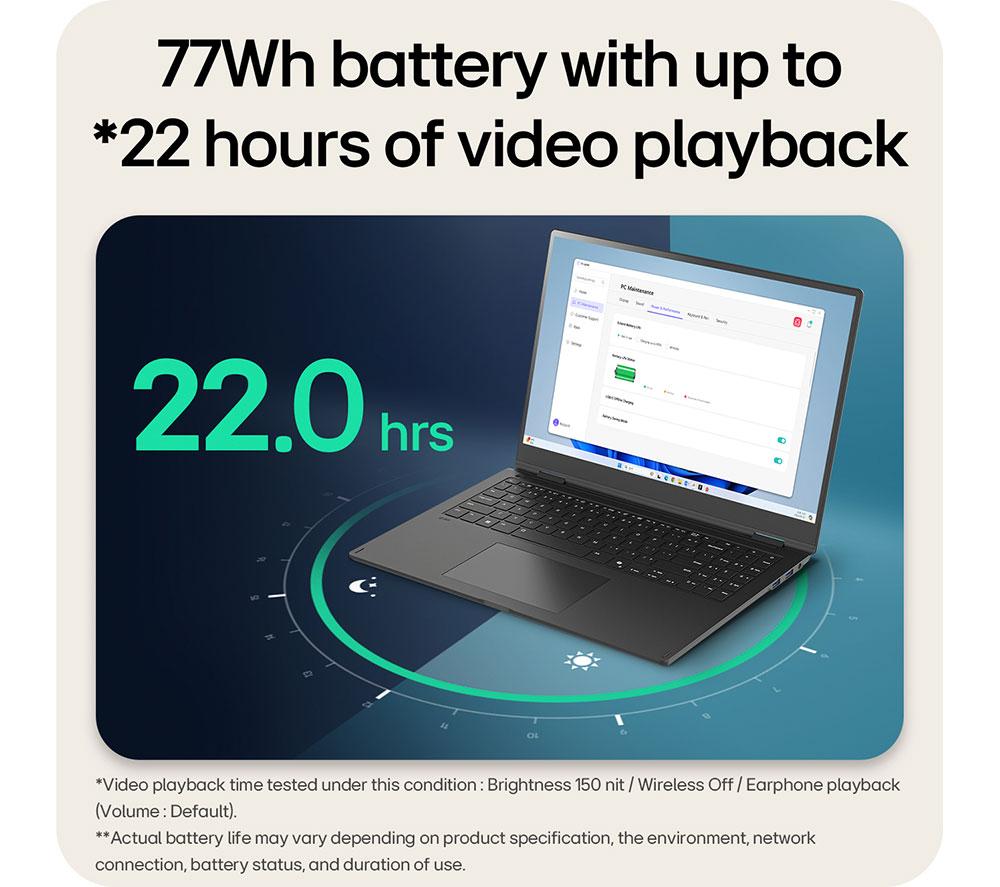 LG gram Pro 16T90TP-G.AA78A1 16" 2 in 1 Laptop - Intel&reg; Core&trade; Ultra 7, 1 TB SSD, Black image number 4 of 18