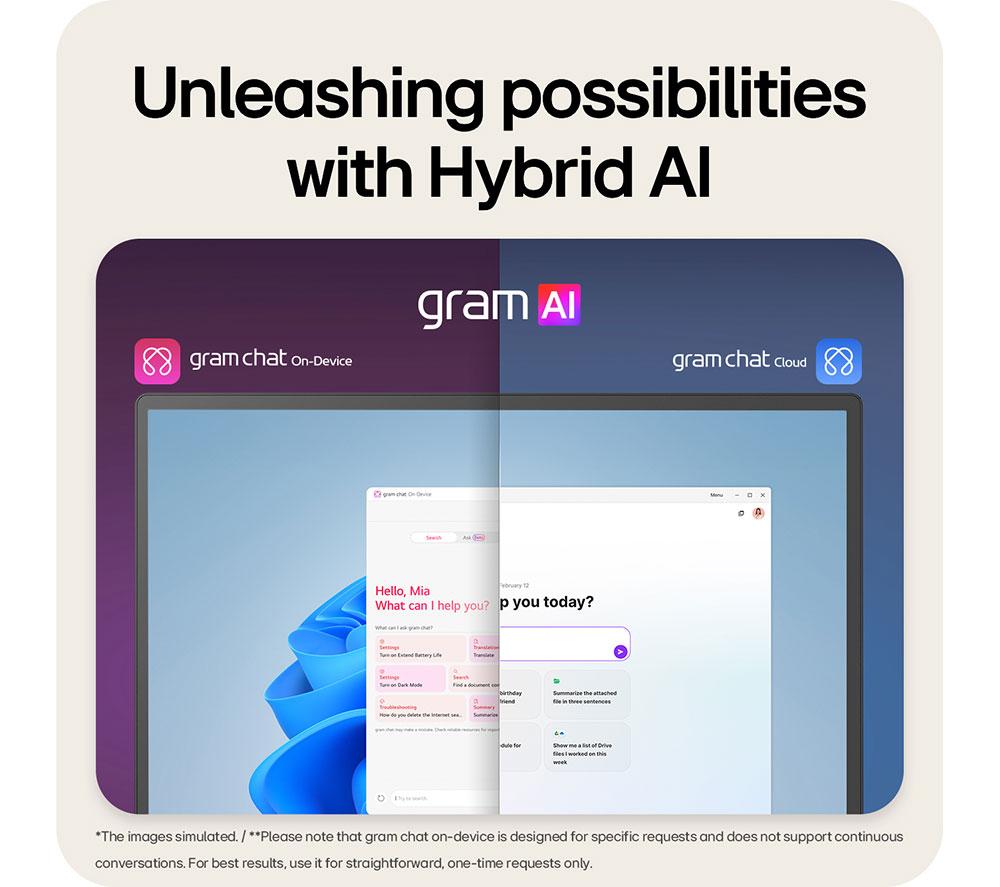 LG gram Pro 16T90TP-G.AA78A1 16" 2 in 1 Laptop - Intel&reg; Core&trade; Ultra 7, 1 TB SSD, Black image number 7 of 18