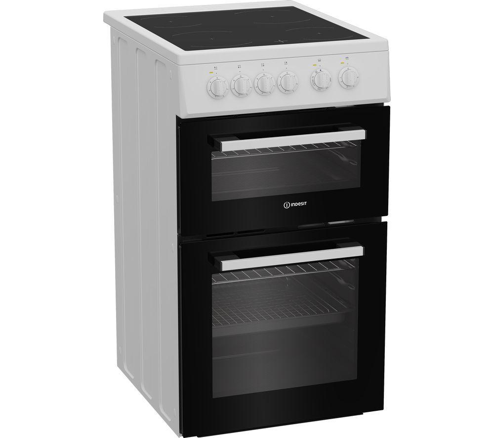 INDESIT ITE5VMW 50 cm Electric Ceramic Cooker - White image number 6 of 6