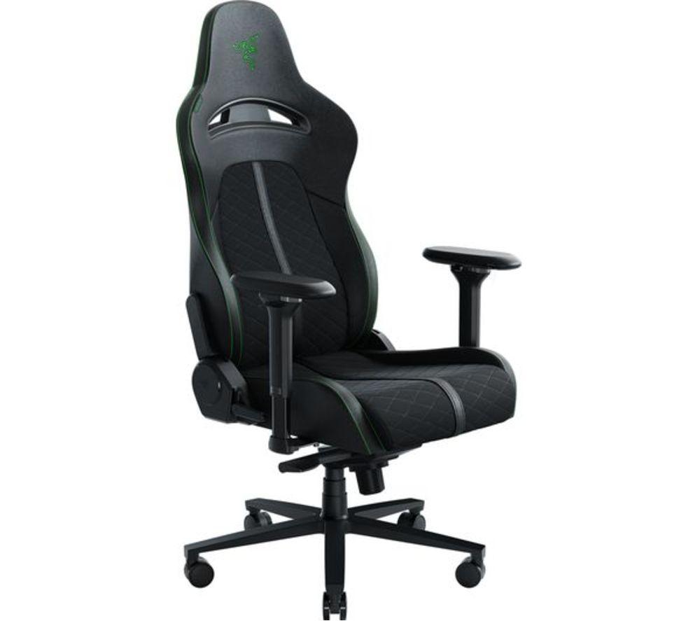 RAZER Enki X Gaming Chair - Black & Green image number 2 of 4