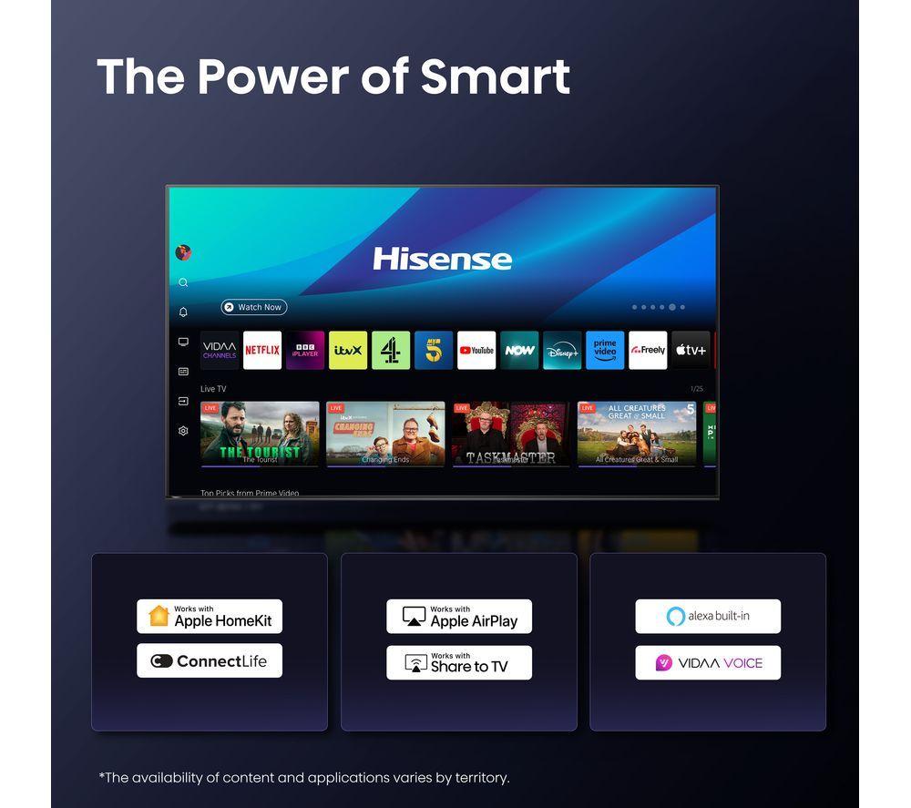 HISENSE E7Q PRO 85" QLED 4K HDR Smart TV with Freely - 85E7QTUK PRO image number 9 of 14