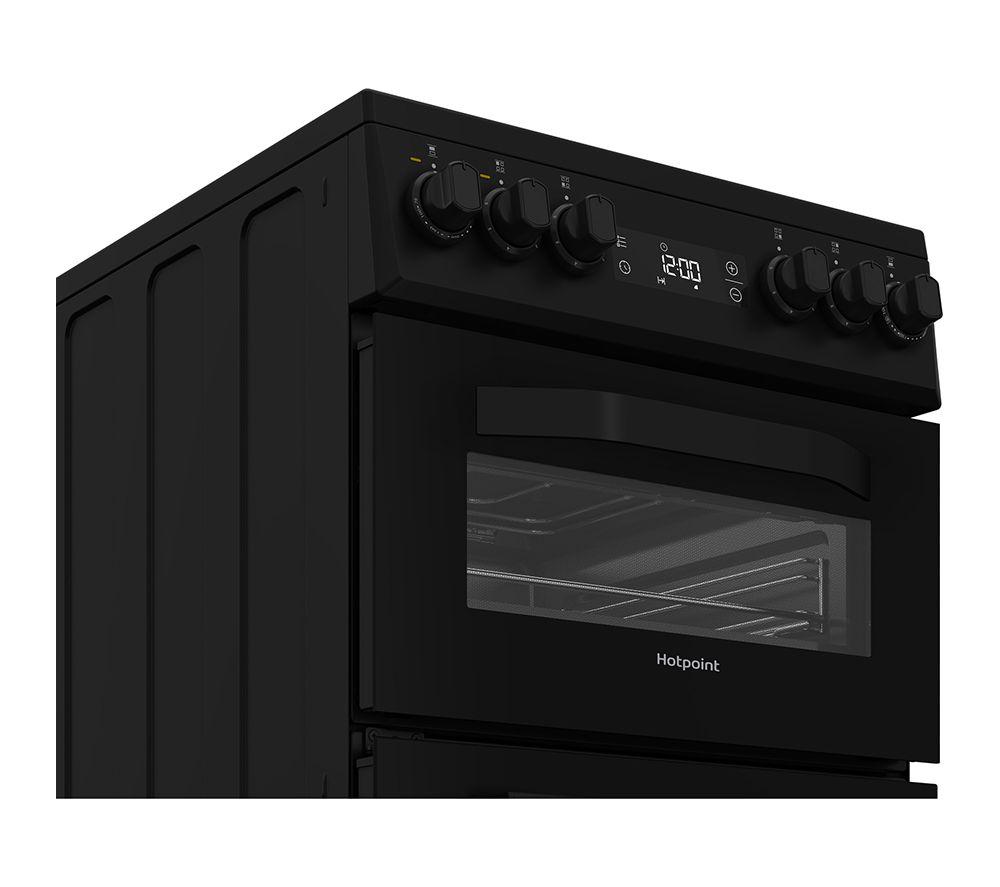 HOTPOINT HDE5VDCB 50 cm Electric Ceramic Cooker - Black image number 2 of 6