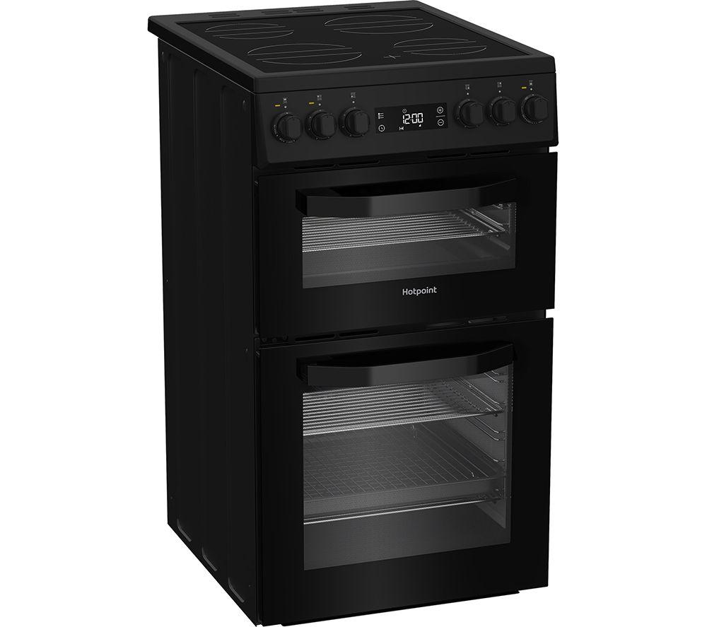 HOTPOINT HDE5VDCB 50 cm Electric Ceramic Cooker - Black image number 6 of 6