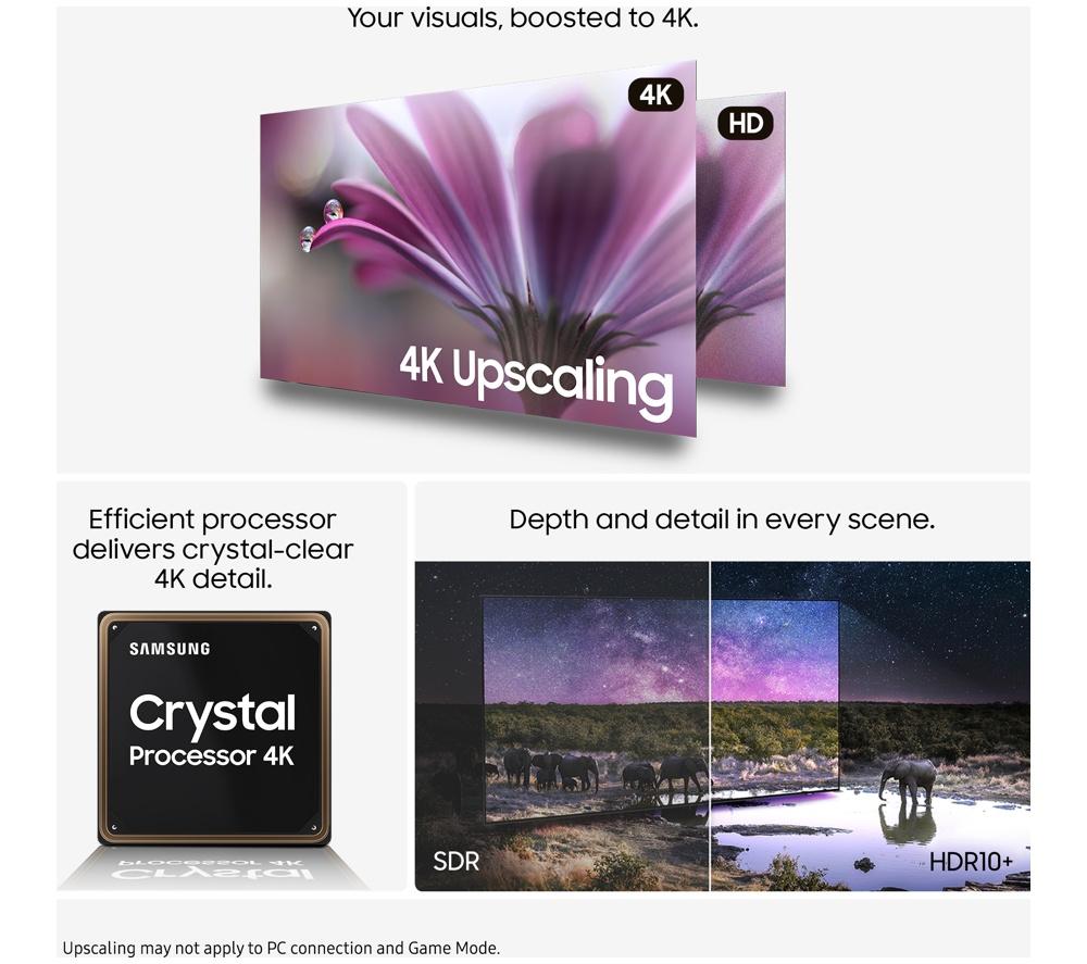 SAMSUNG U8000F 65" Crystal UHD 4K HDR Smart TV 2025 - UE65U8000F image number 3 of 11