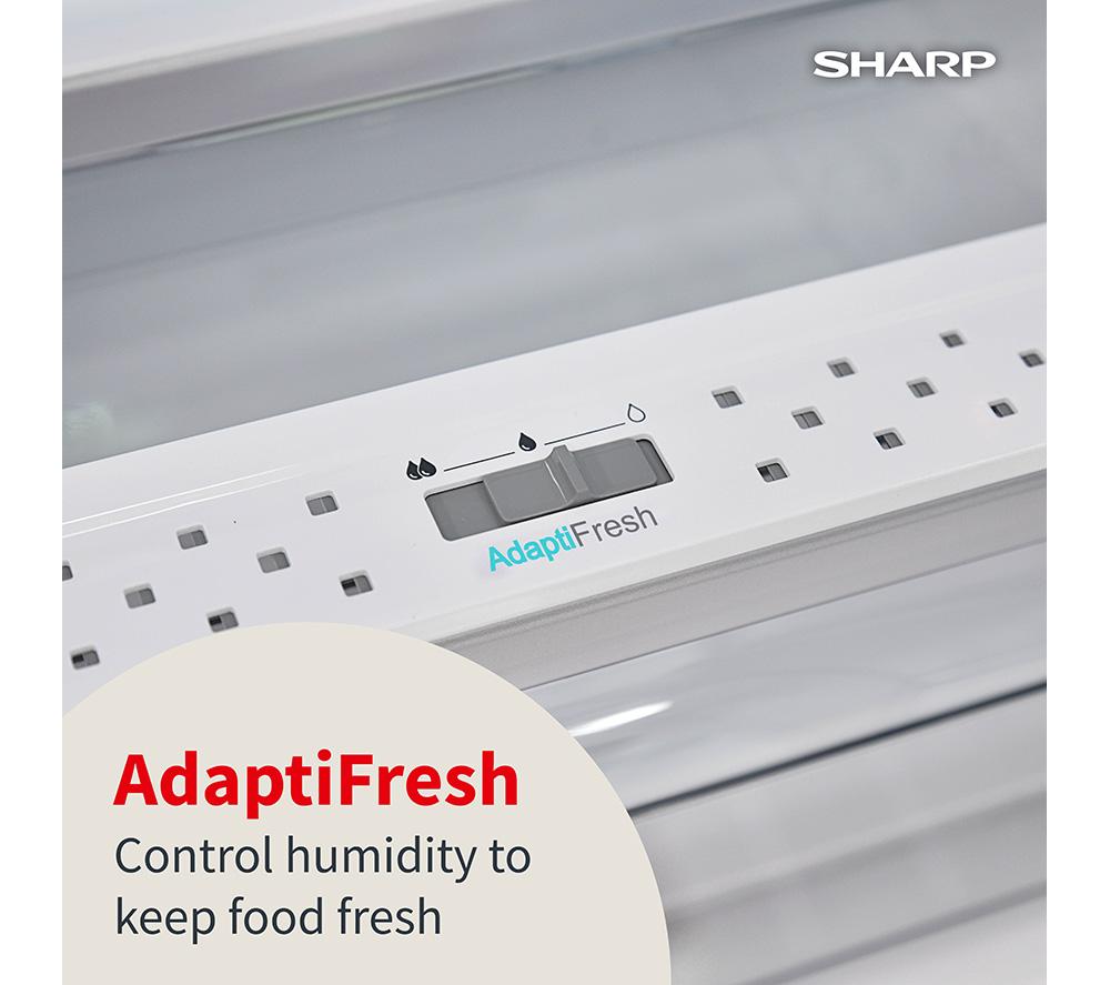 SHARP SJ-BE237M01X-EN Integrated 70/30 Fridge Freezer - Sliding Hinge image number 9 of 9