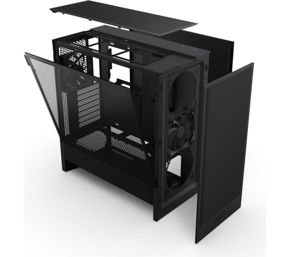 NZXT H5 Flow ATX Mid-Tower PC Case - Black image number 2 of 4