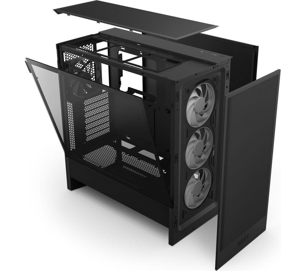 NZXT H5 Flow RGB ATX Mid-Tower PC Case - Black image number 4 of 4