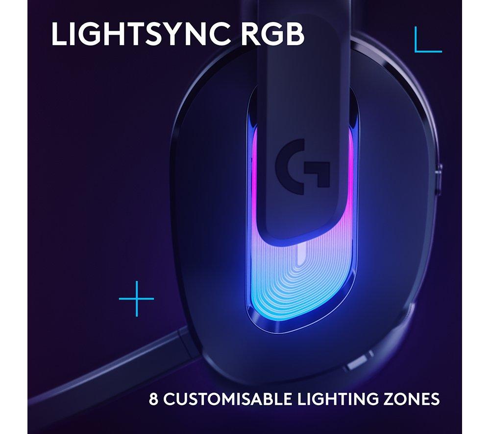 LOGITECH G522 LIGHTSPEED Wireless Gaming Headset - Black image number 2 of 9