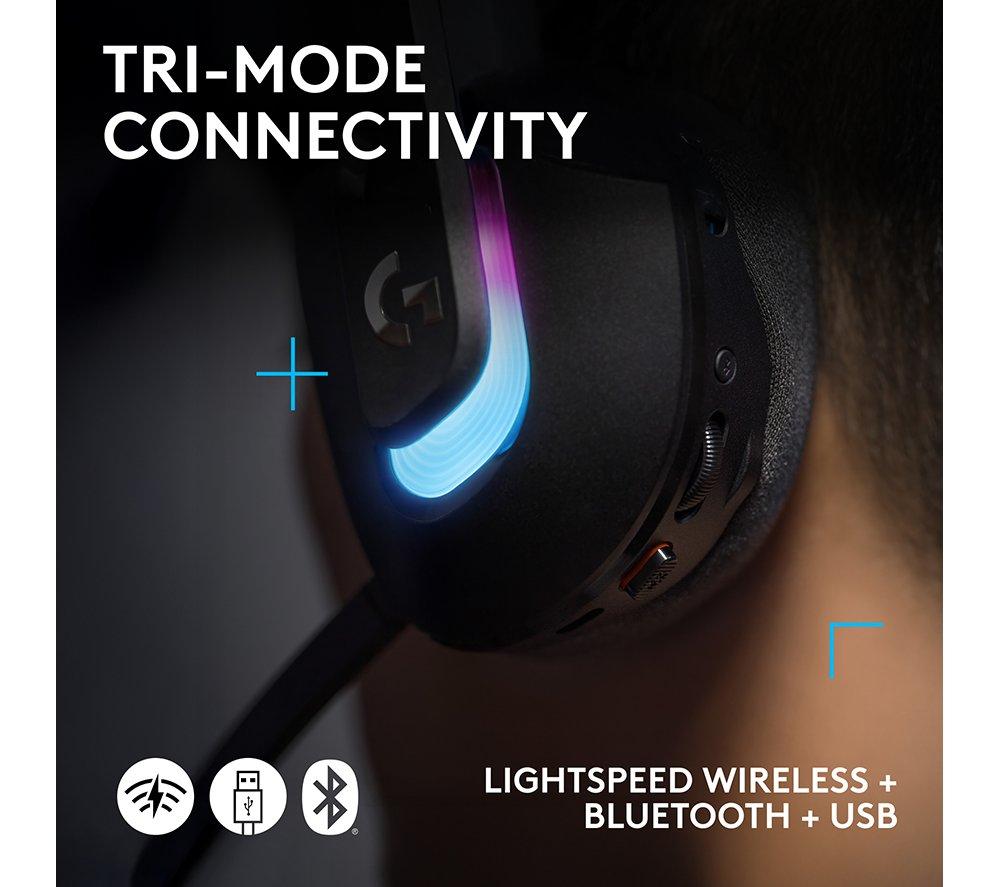 LOGITECH G522 LIGHTSPEED Wireless Gaming Headset - Black image number 5 of 9