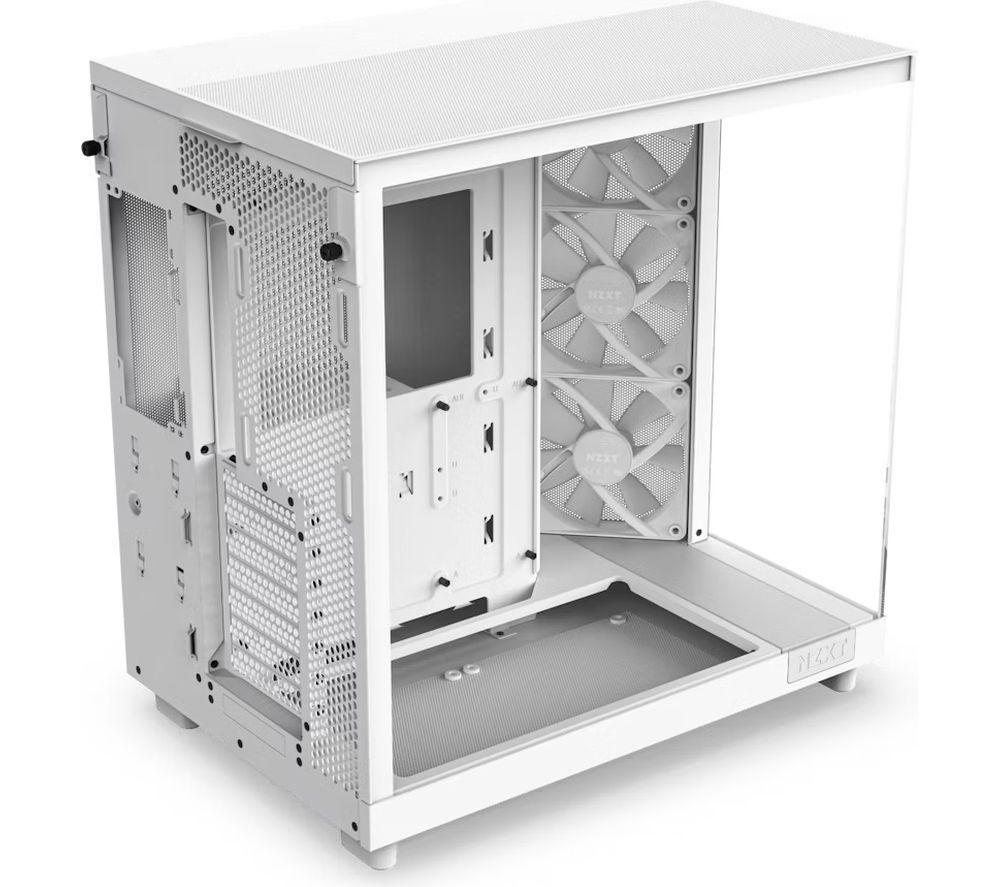 NZXT H6 FLOW RGB ATX Mid-Tower PC Case - White image number 2 of 3