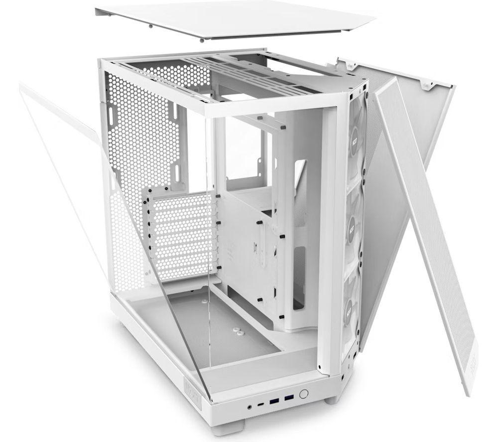 NZXT H6 FLOW RGB ATX Mid-Tower PC Case - White image number 3 of 3
