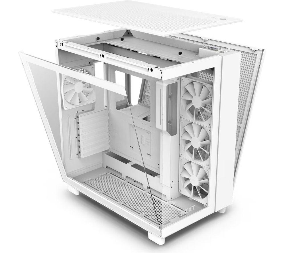 NZXT H9 FLOW ATX Mid-Tower PC Case - White image number 5 of 5