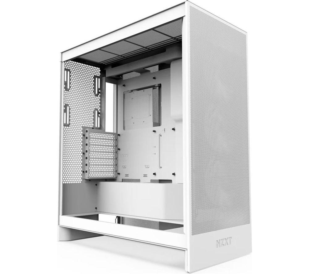 NZXT H7 Flow ATX Mid-Tower PC Case - White