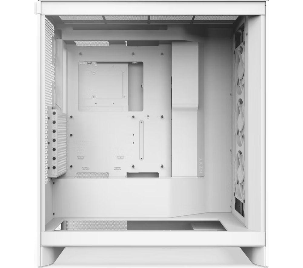 NZXT H7 Flow RGB ATX Mid-Tower PC Case - White image number 4 of 5