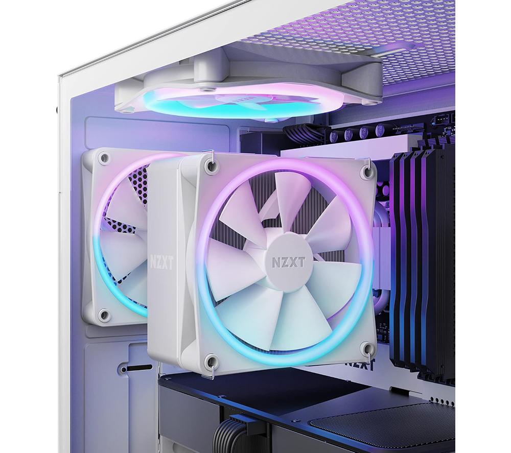 NZXT T120 RGB 120 mm Air CPU Cooler - RGB LED, White image number 8 of 11