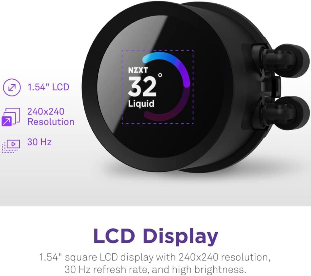 NZXT Kraken 360 RGB 360 mm Liquid CPU Cooler - RGB LED, Black image number 4 of 8