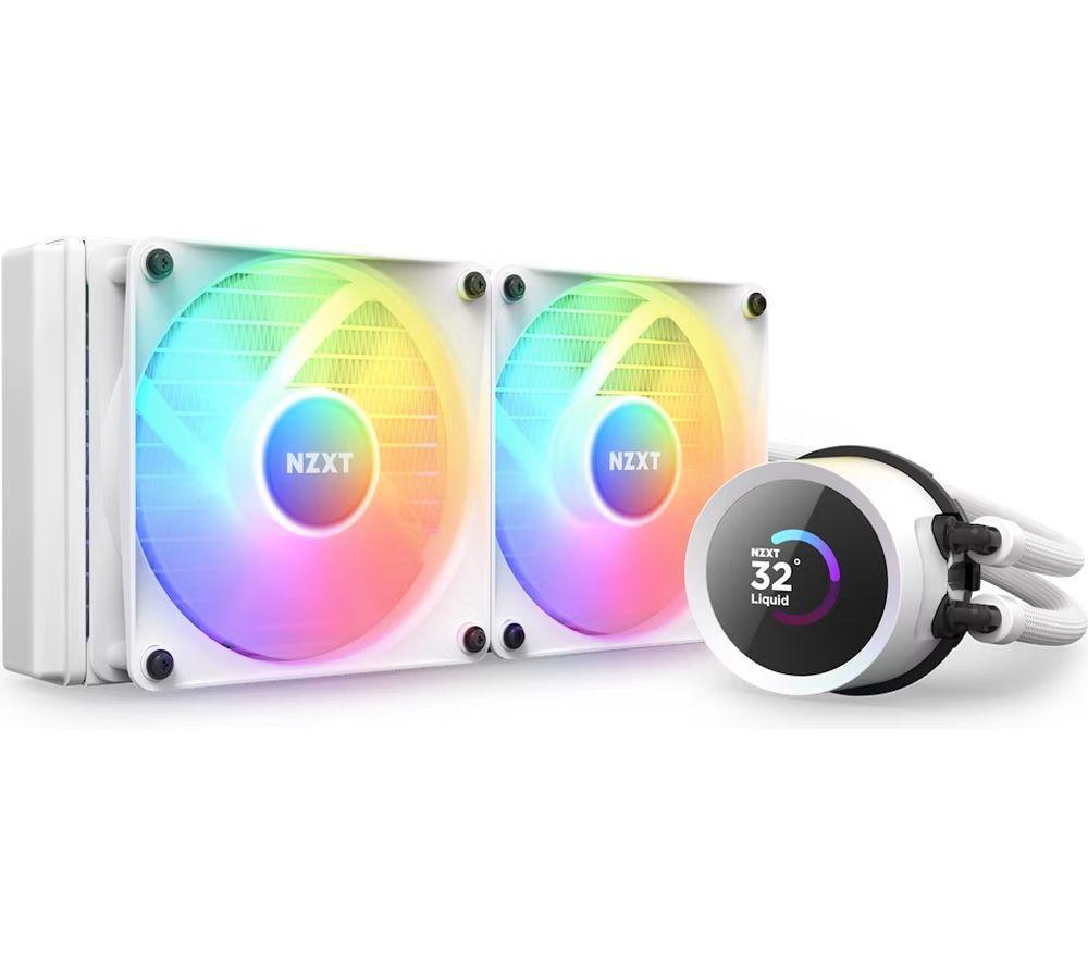 NZXT Kraken 240 RGB 240 mm Liquid CPU Cooler - RGB LED, White