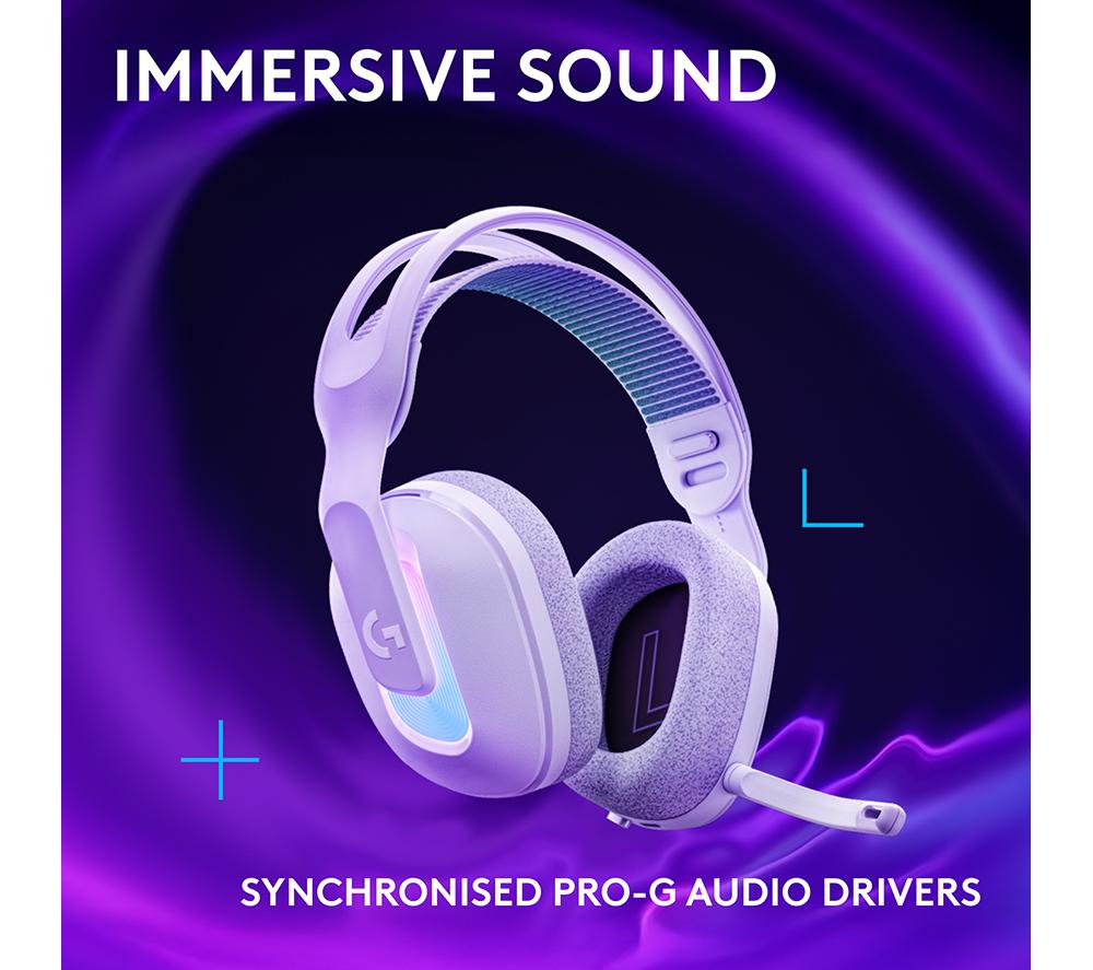 LOGITECH G522 LIGHTSPEED Wireless Gaming Headset - White image number 4 of 9