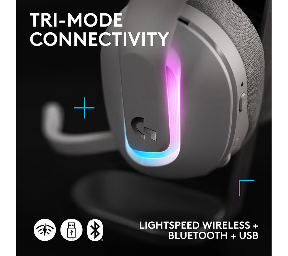 LOGITECH G522 LIGHTSPEED Wireless Gaming Headset - White image number 5 of 9