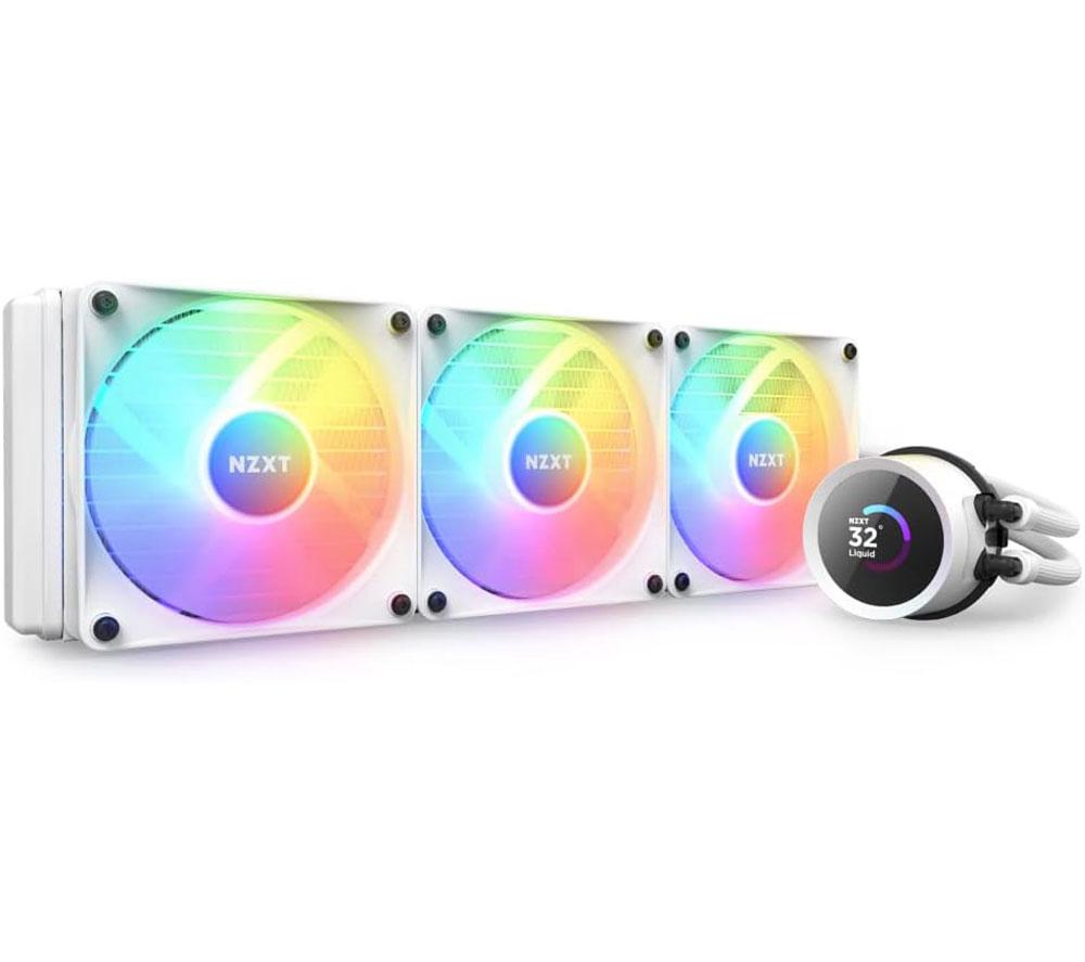 NZXT Kraken 360 RGB 360 mm Liquid CPU Cooler - RGB LED, White
