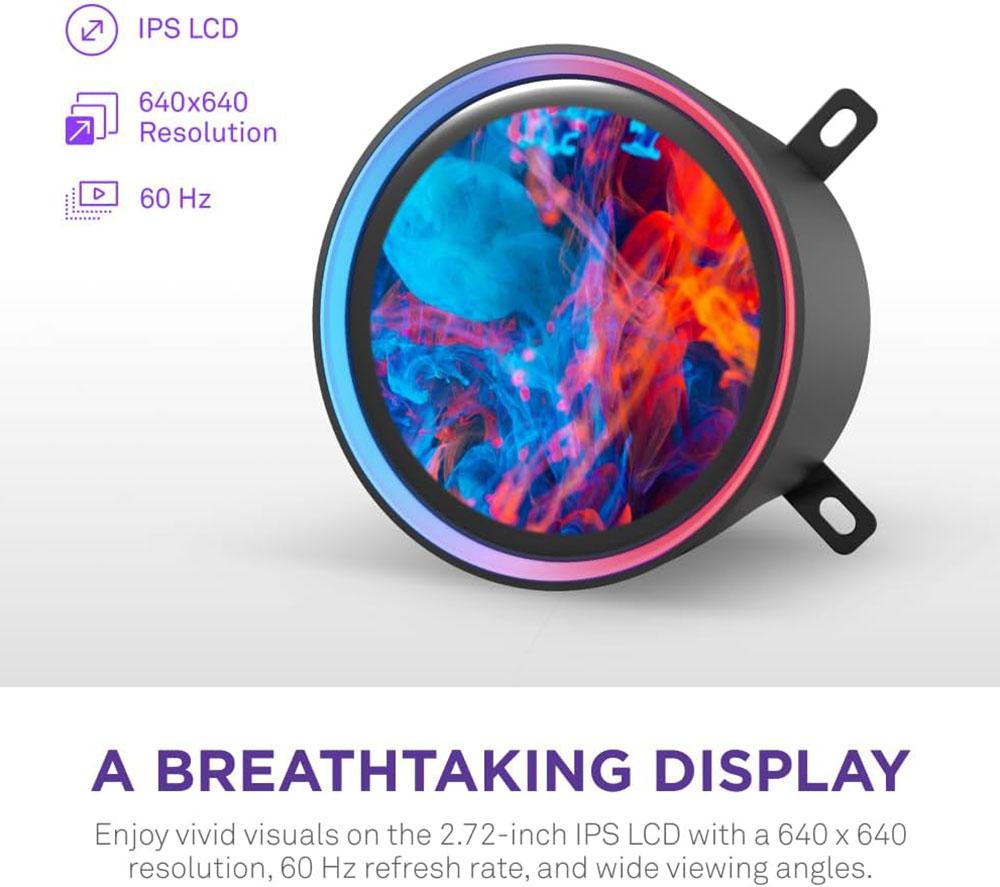 NZXT Kraken Elite 240 RGB 240 mm Liquid CPU Cooler 2400 RPM - RGB LED, Black image number 12 of 12