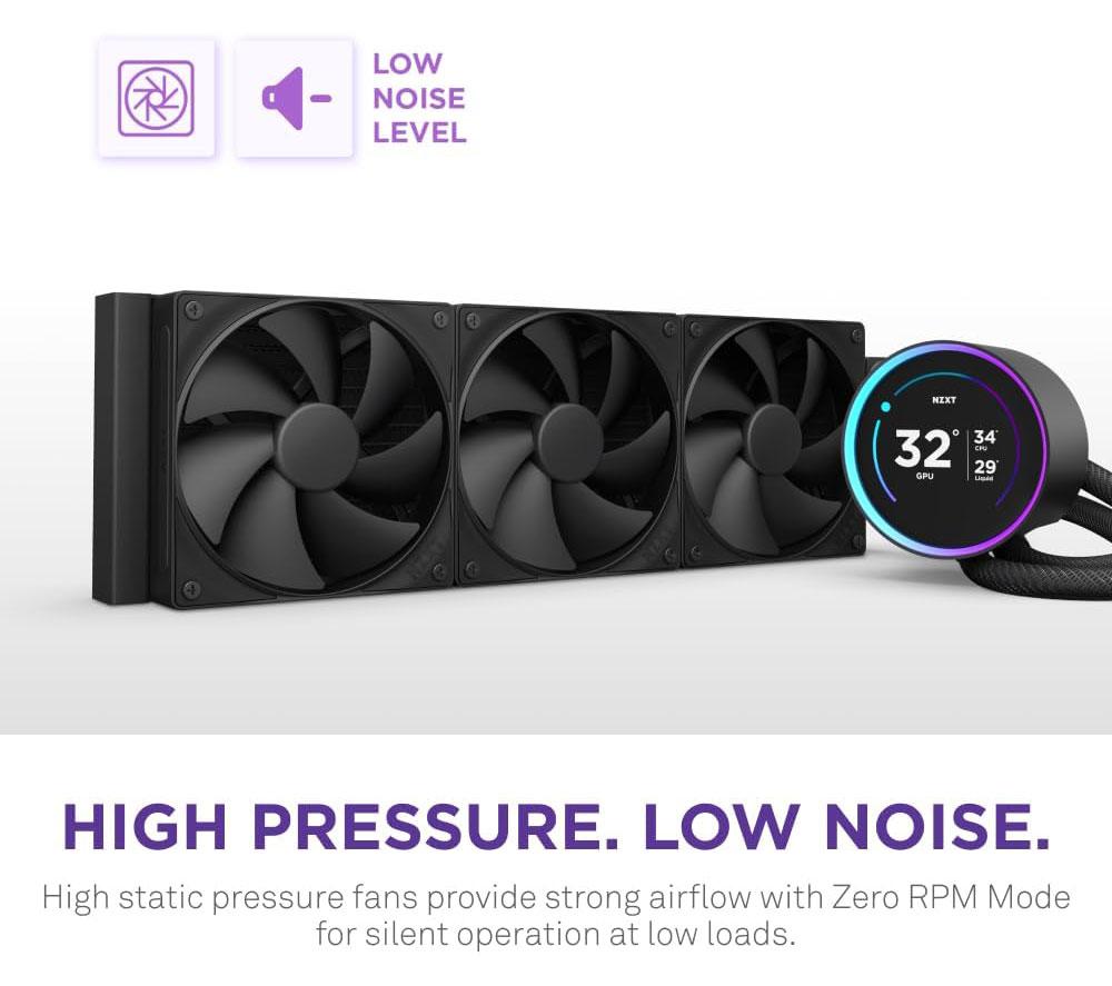 Buy NZXT Kraken Elite 360 360 mm Liquid CPU Cooler - Black | Currys