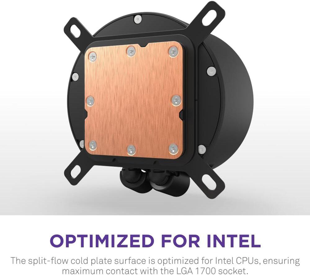 NZXT Kraken Elite 240 RGB 240 mm Liquid CPU Cooler 2000 RPM - RGB LED, Black image number 7 of 12
