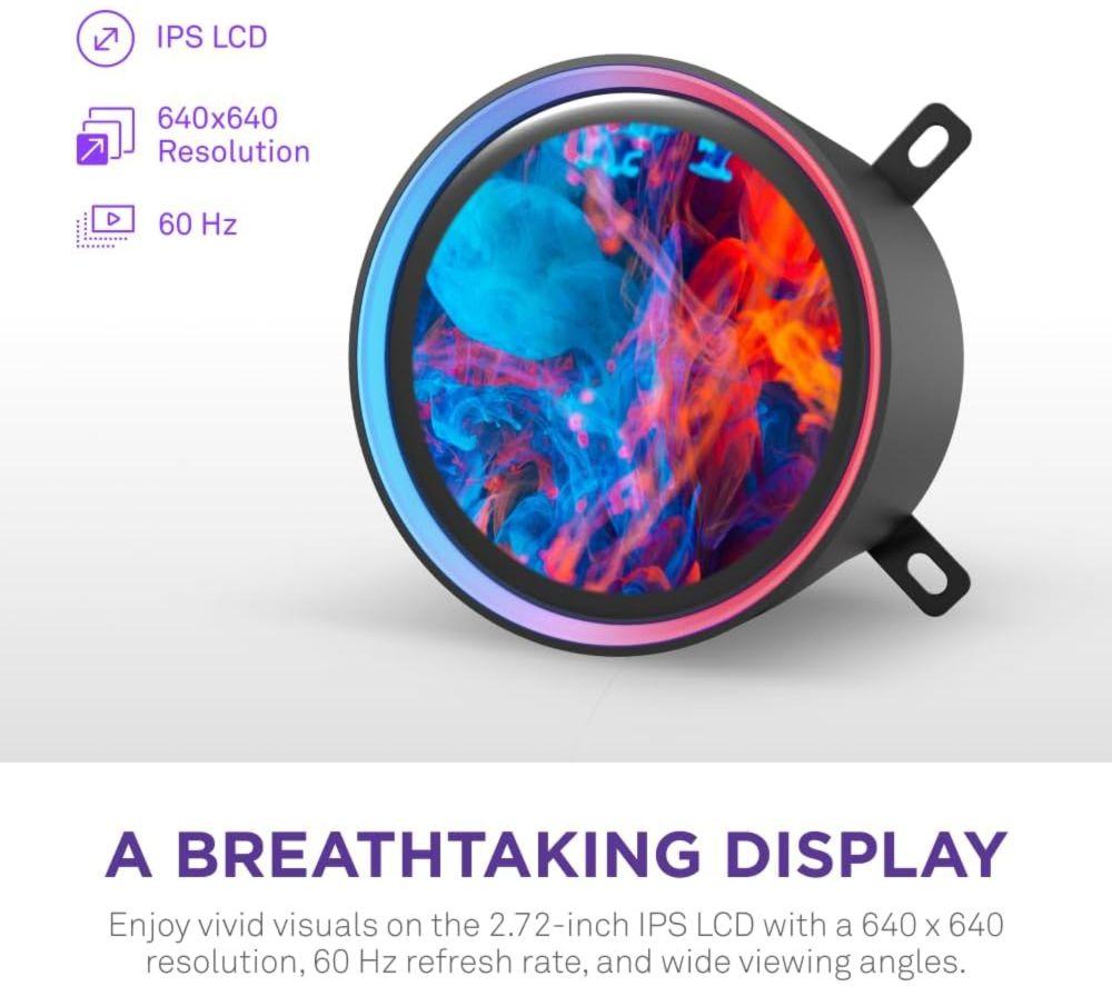 NZXT Kraken Elite 240 RGB 240 mm Liquid CPU Cooler 2000 RPM - RGB LED, Black image number 12 of 12