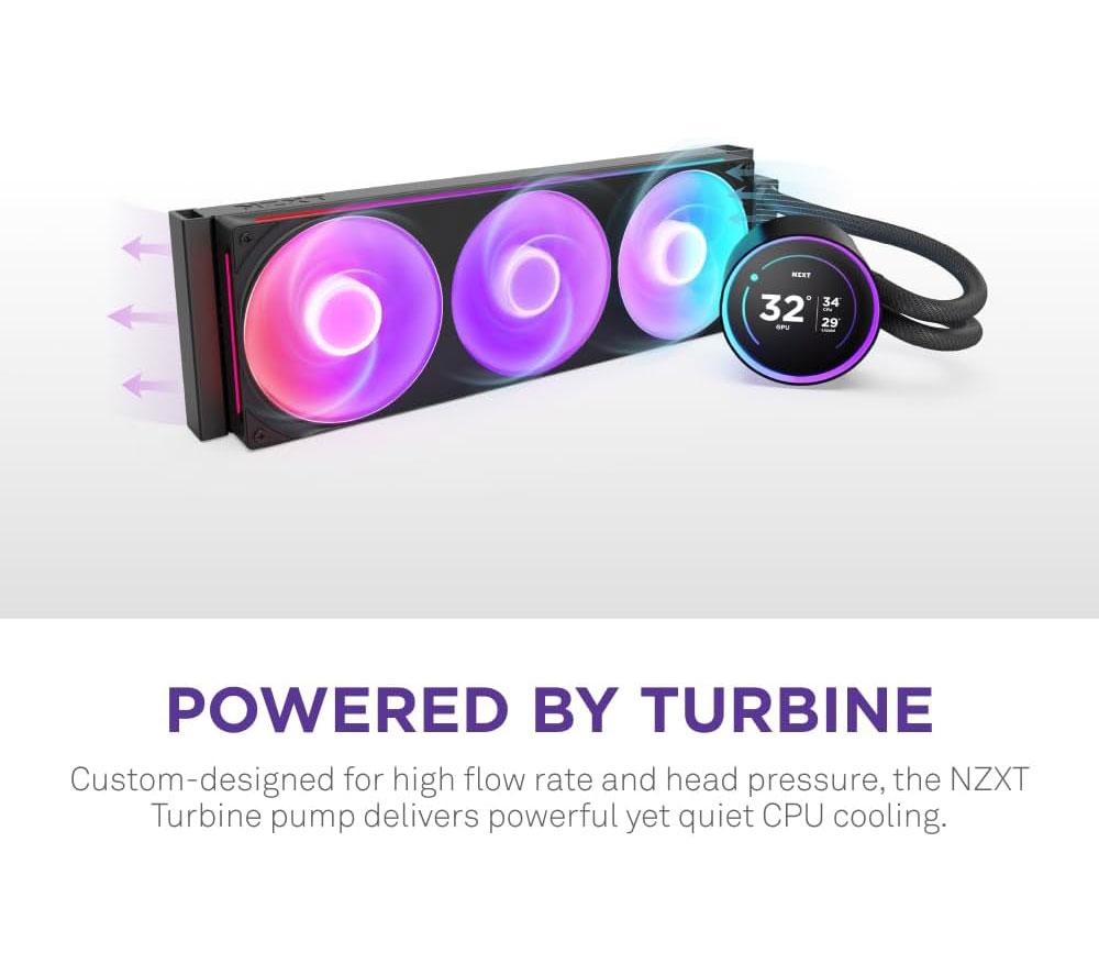 Buy NZXT Kraken Elite 360 RGB 360 mm Liquid CPU Cooler - RGB LED
