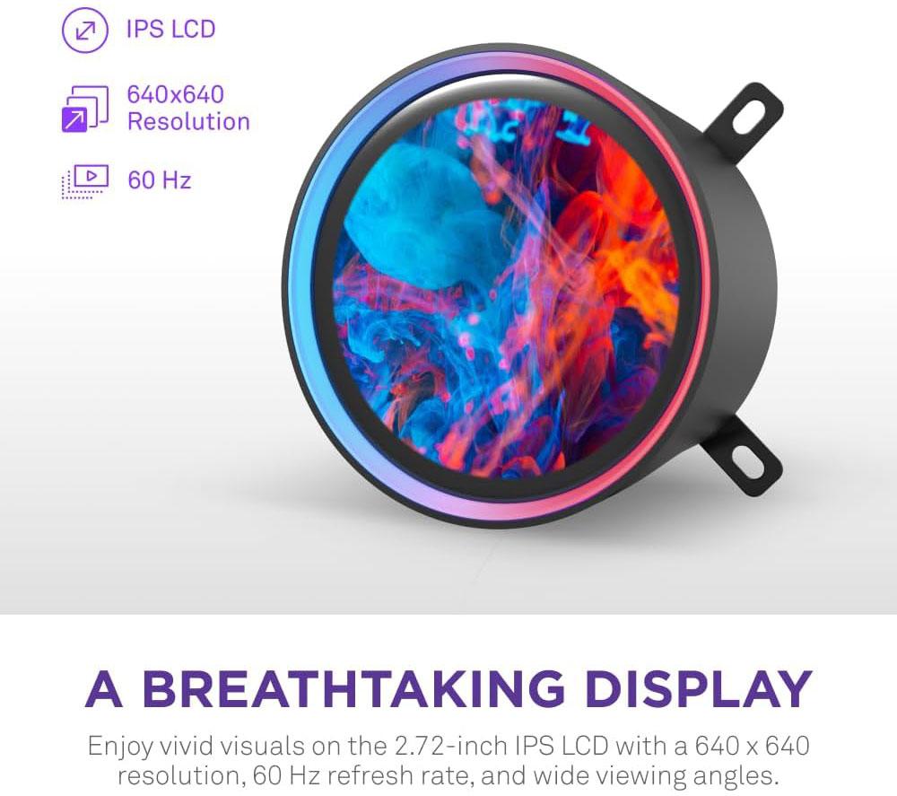 NZXT Kraken Elite 360 RGB 360 mm Liquid CPU Cooler - RGB LED, Black image number 12 of 12