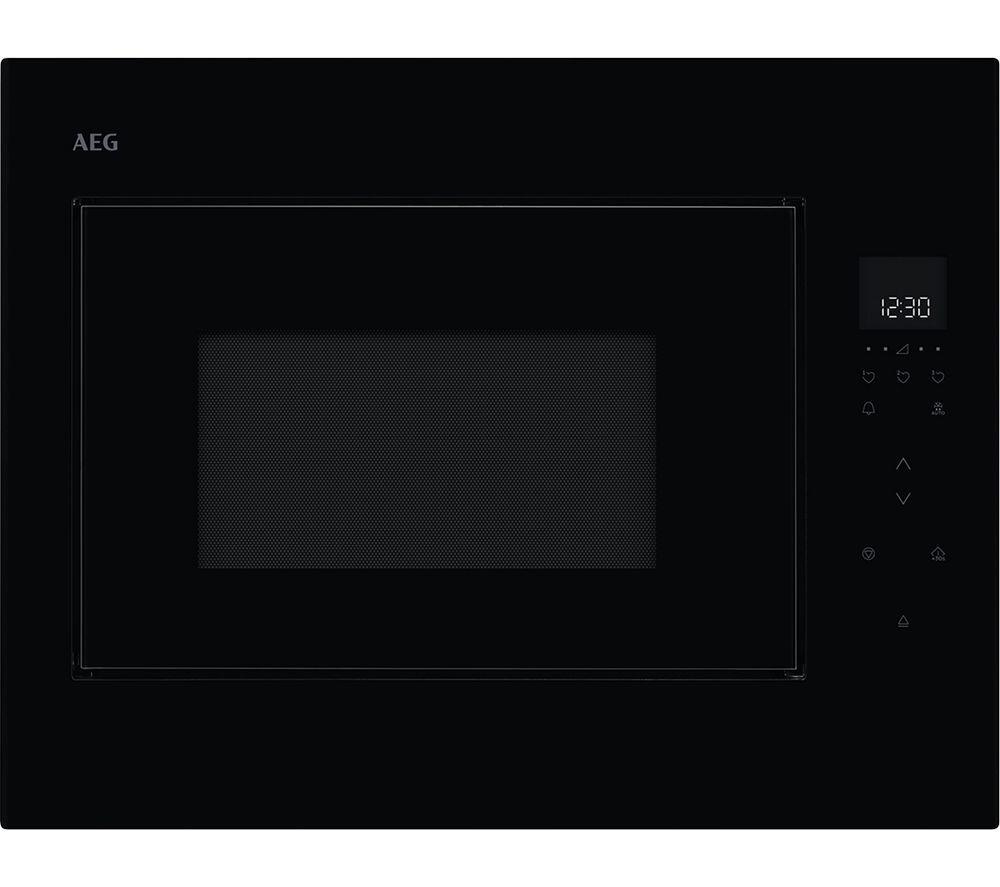 AEG OB6SM261UB Built-in Compact Solo Microwave - Black, Black