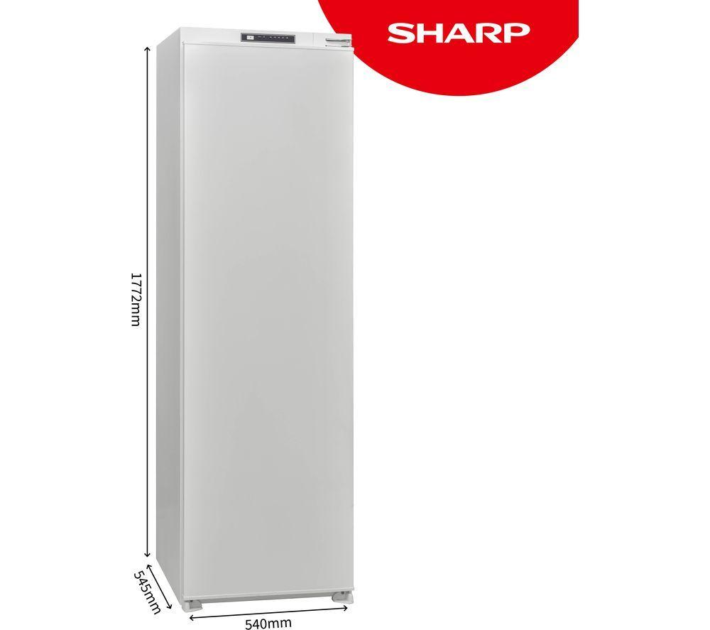SHARP SJ-SE197E01X-EN Integrated Tall Freezer - Sliding Hinge image number 2 of 5