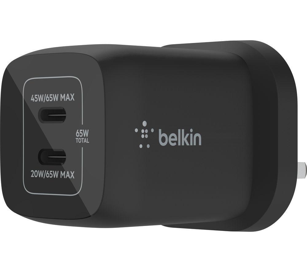 BELKIN 65 W Dual USB Type-C Nintendo Switch 2 Charger