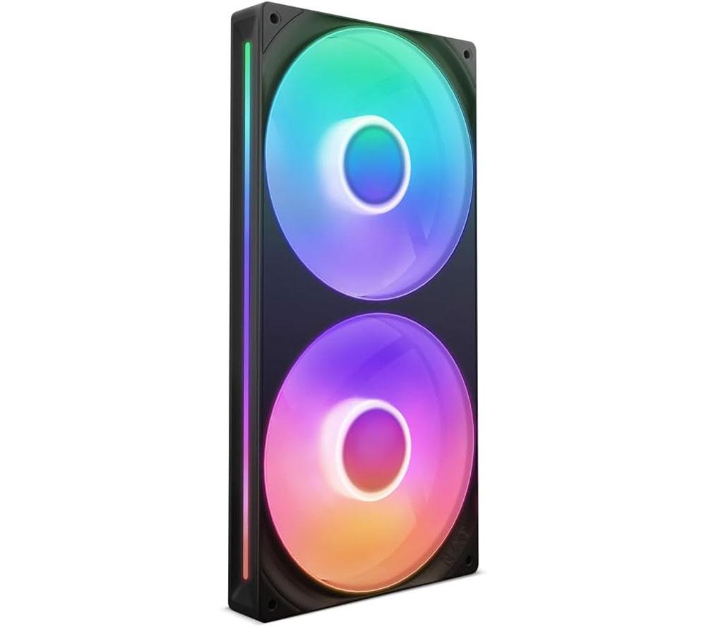 NZXT F280 RGB Core 280 mm Dual Case Fan Unit - RGB LED, Black