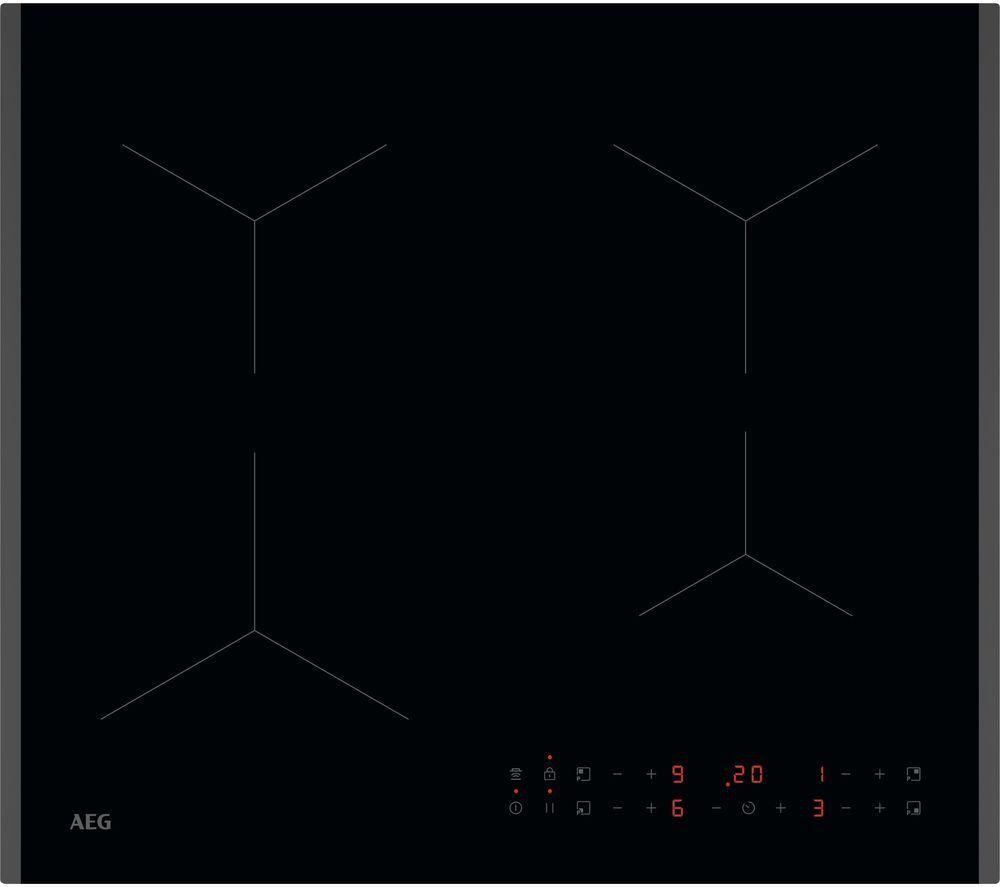 AEG 5000 TN64IA00FB 60 cm Electric Induction Hob – Black, Black