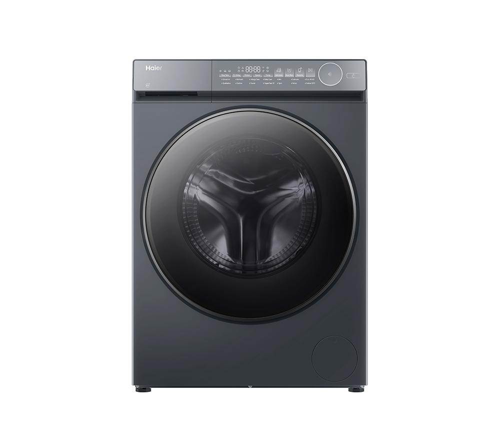 HAIER X Series 7 HW100-B14367GUUK WiFi-enabled 10 kg 1400 Spin Washing Machine – Graphite, Silver/Grey