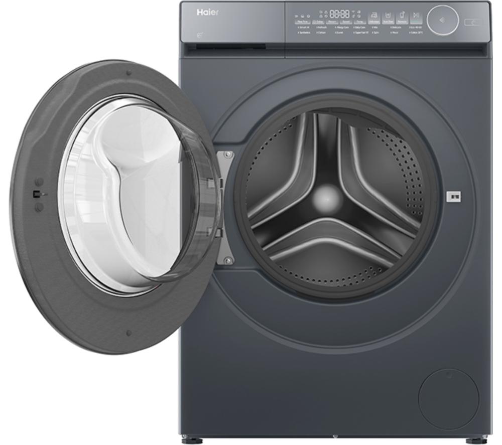 HAIER X Series 7 HW100-B14367GUUK WiFi-enabled 10 kg 1400 Spin Washing Machine - Graphite image number 2 of 16