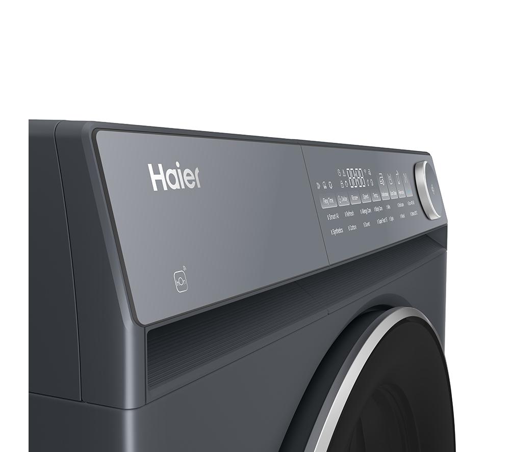 HAIER X Series 7 HW100-B14367GUUK WiFi-enabled 10 kg 1400 Spin Washing Machine - Graphite image number 3 of 16