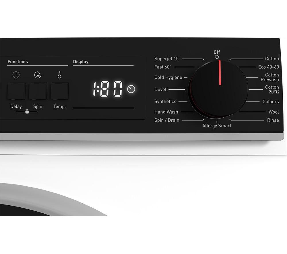 SHARP ES-NFA014BW1NA-EN 10 kg 1400 Spin Washing Machine - White image number 8 of 12