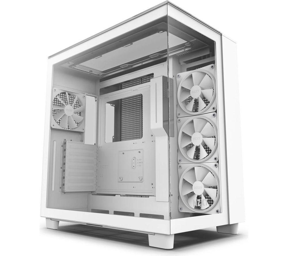NZXT H9 ELITE ATX Mid-Tower PC Case - White