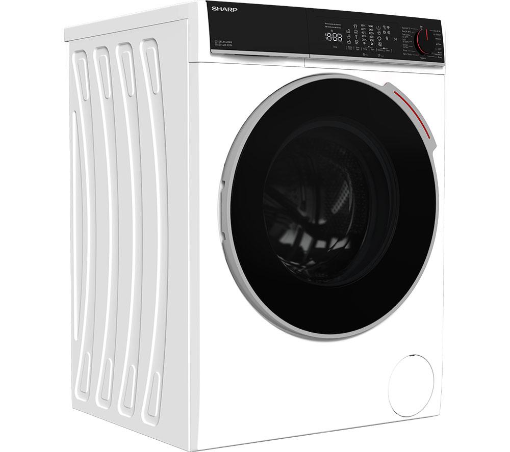 SHARP ES-SFL114CWA-EN 11 kg 1400 Spin Washing Machine - White image number 17 of 17