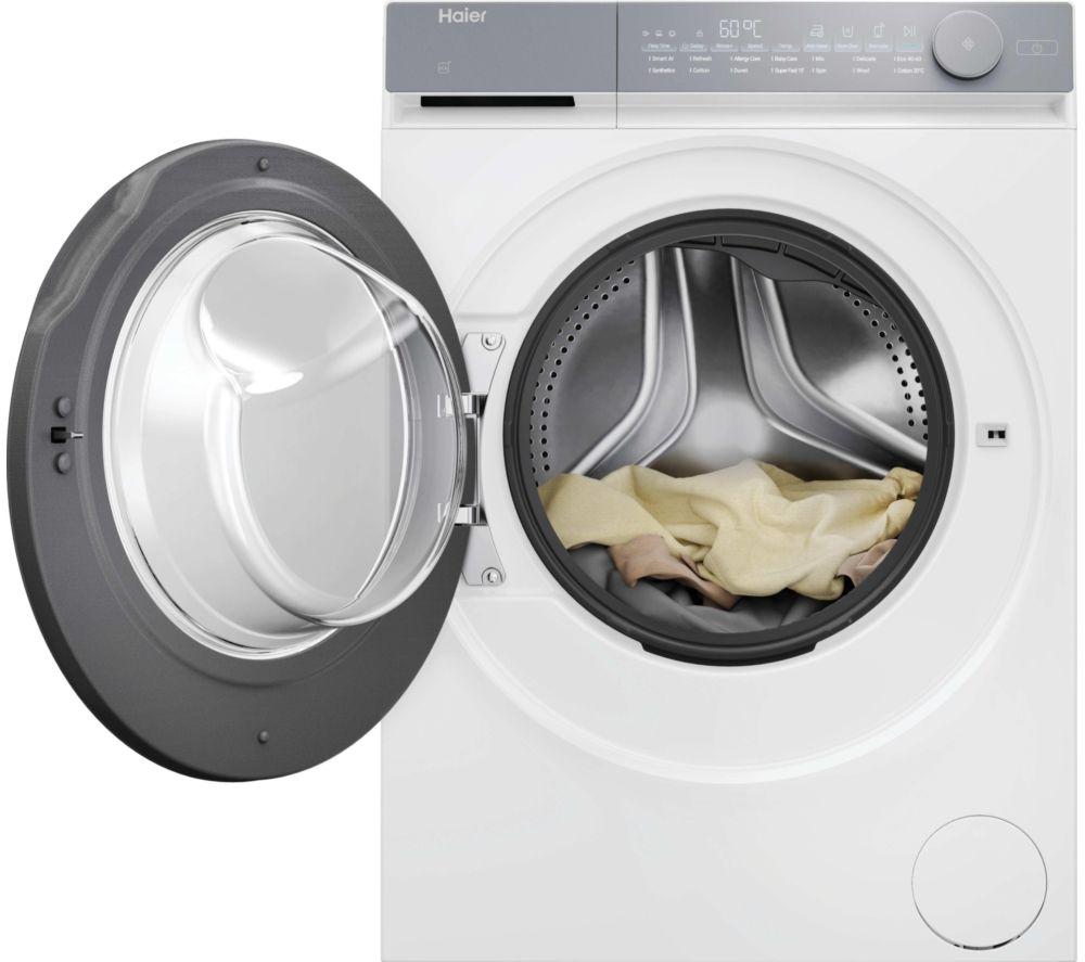 HAIER X Series 7 HW120-B14367U-UK WiFi-enabled 12 kg 1400 Spin Washing Machine - White image number 33 of 57