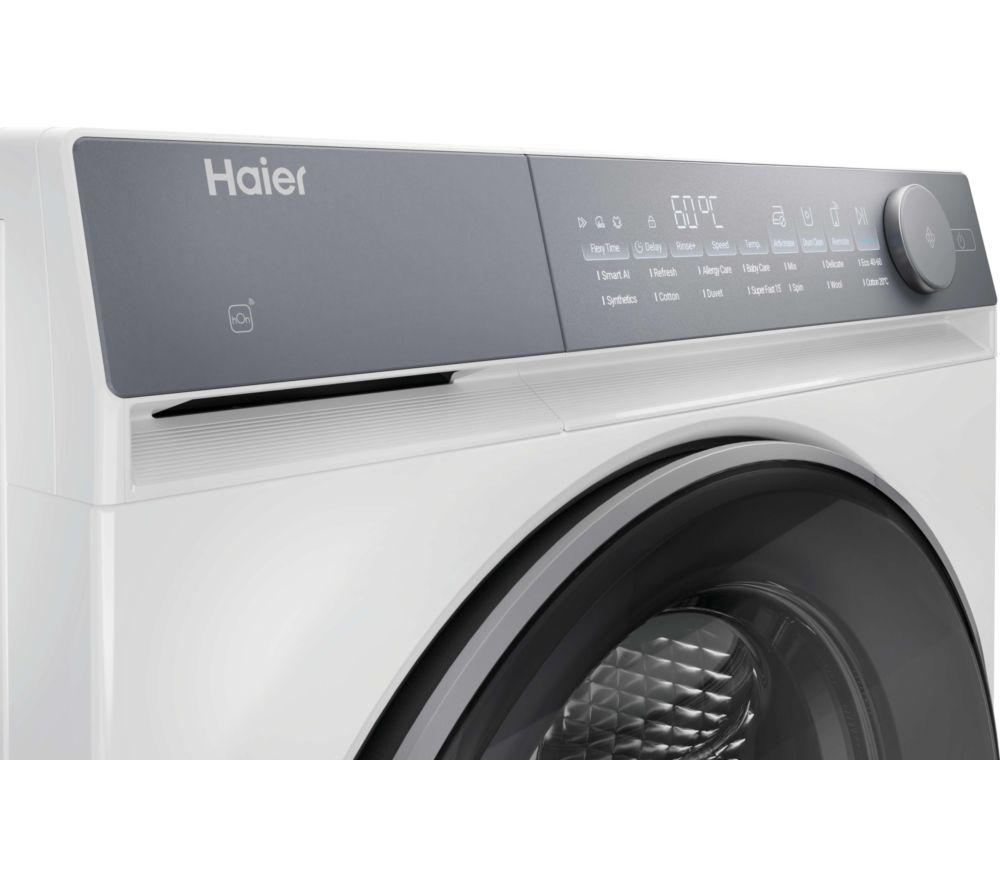 HAIER X Series 7 HW120-B14367U-UK WiFi-enabled 12 kg 1400 Spin Washing Machine - White image number 34 of 57