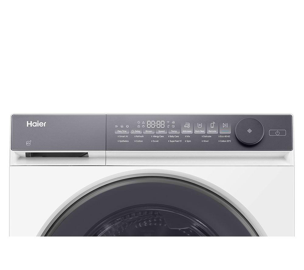 HAIER X Series 7 HW120-B14367U-UK WiFi-enabled 12 kg 1400 Spin Washing Machine - White image number 46 of 57