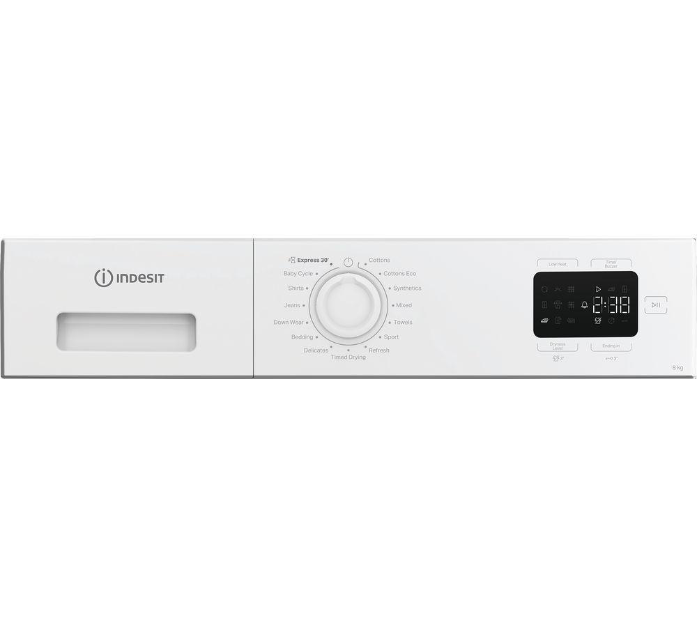 INDESIT C YSD 83D WW UK 8 kg Heat Pump Tumble Dryer - White image number 2 of 9