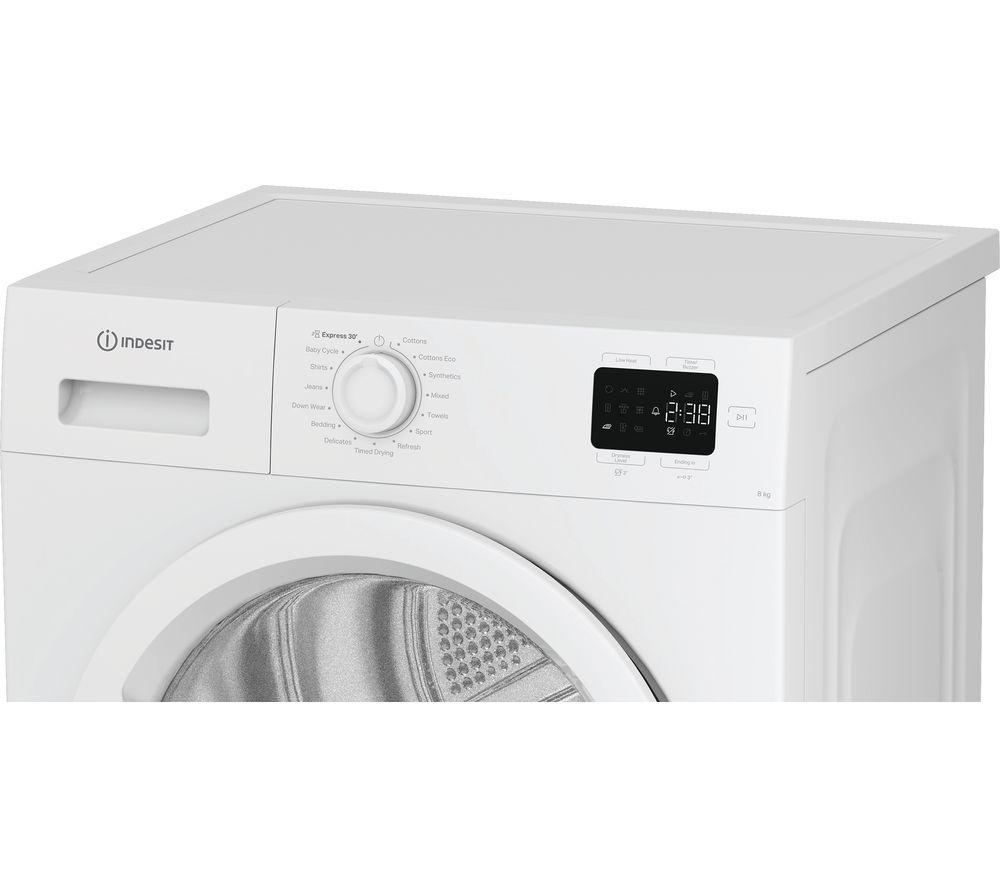 INDESIT C YSD 83D WW UK 8 kg Heat Pump Tumble Dryer - White image number 7 of 9