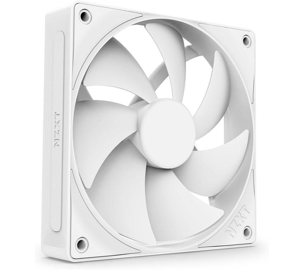 NZXT F120P Static Pressure 120 mm PWM Fan - Single, White