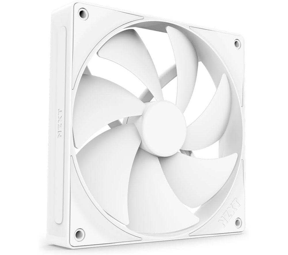 NZXT F140P Static Pressure 140 mm PWM Fan - Single, White